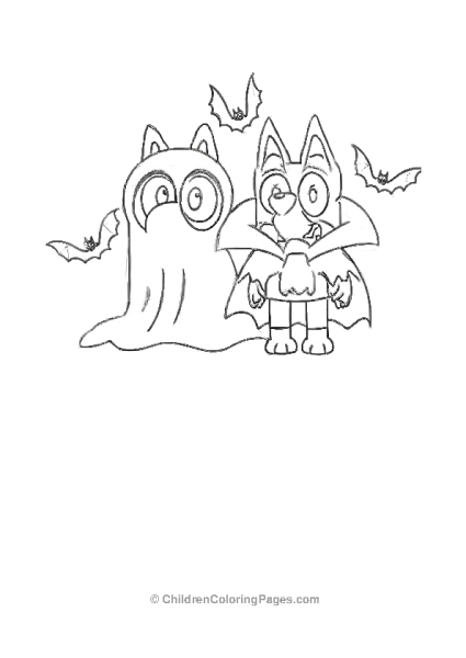 Bluey S Spooky Halloween Free PDF Printable