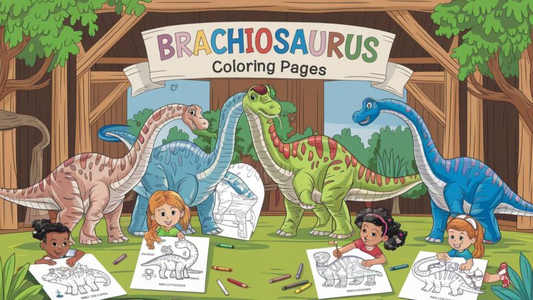 Brachiosaurus Coloring Pages