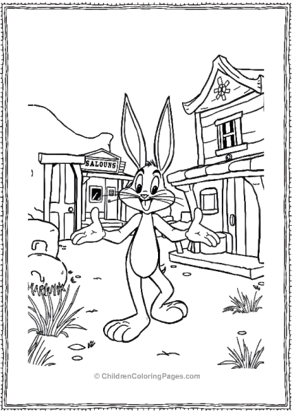 Bugs Bunny In The Wild West Free PDF Printable