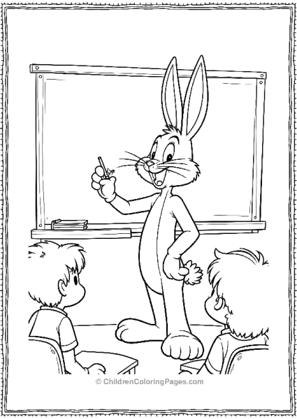 Bugs Bunny Teaching Class Free PDF Printable