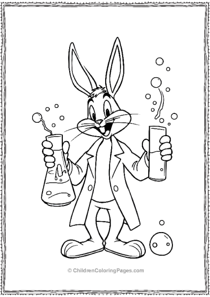 Bugs Bunny The Scientist Scaled Free PDF Printable