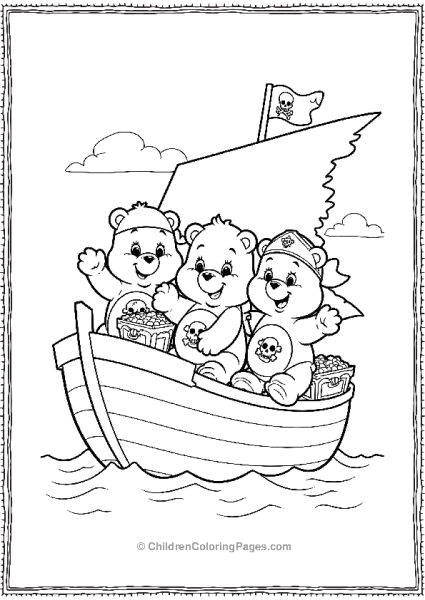 Care Bears Pirate Ship Adventure Free PDF Printable