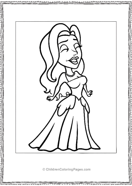 Cartoon Sarah Sanderson Playing Dress Up Free PDF Printable