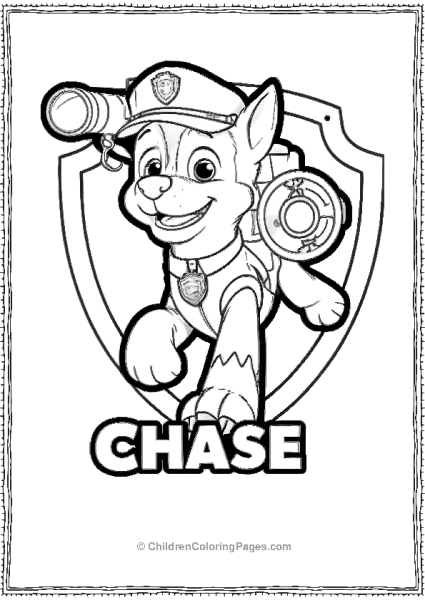 Chase German Shepherd Free PDF Printable