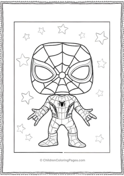 Chibi-Style-Spider-Man Free PDF Printable