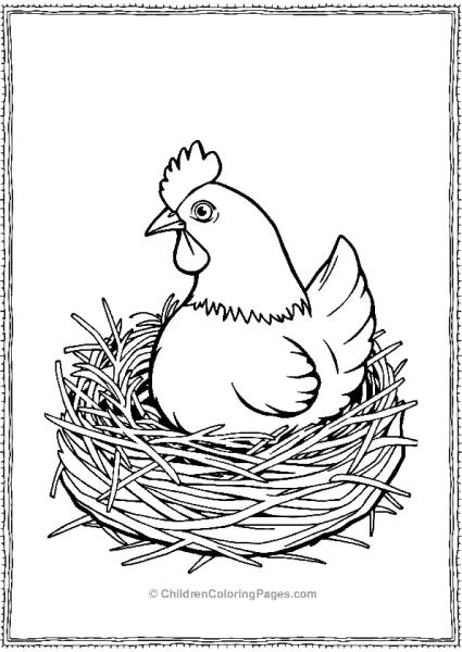 Chicken Nesting Free PDF Printable