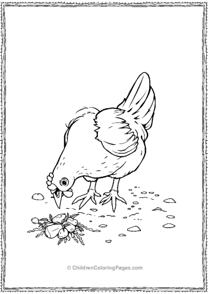 Chicken Scratching The Ground Free PDF Printable