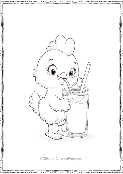 Chicken With Milkshake Free PDF Printable