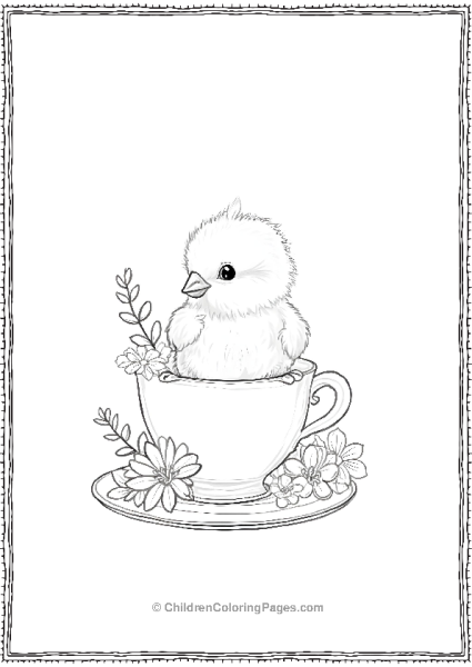 Chicken In A Teacup Free PDF Printable