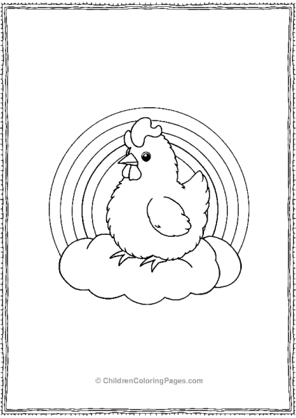 Chicken In A Cloud Free PDF Printable