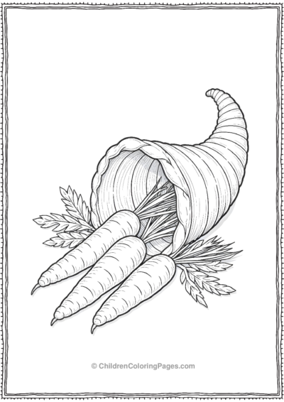 Cornucopia-Displaying-Wheat-And Free PDF Printable