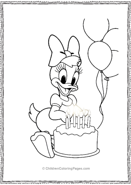 Daisy Duck Birthday Celebration Free PDF Printable