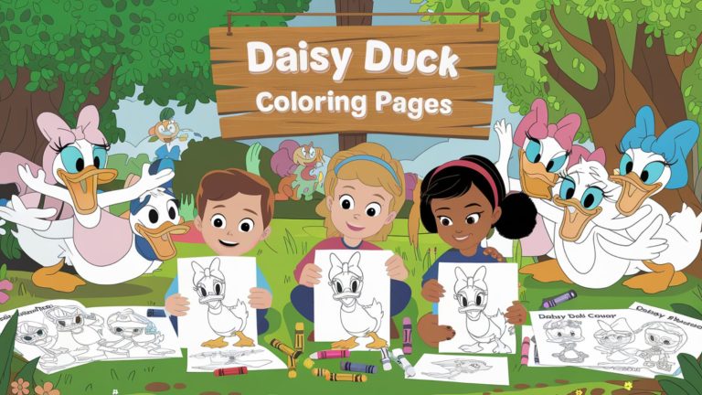 Daisy Duck Coloring Pages