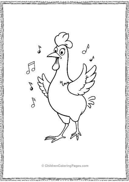 Dancing Chicken Free PDF Printable