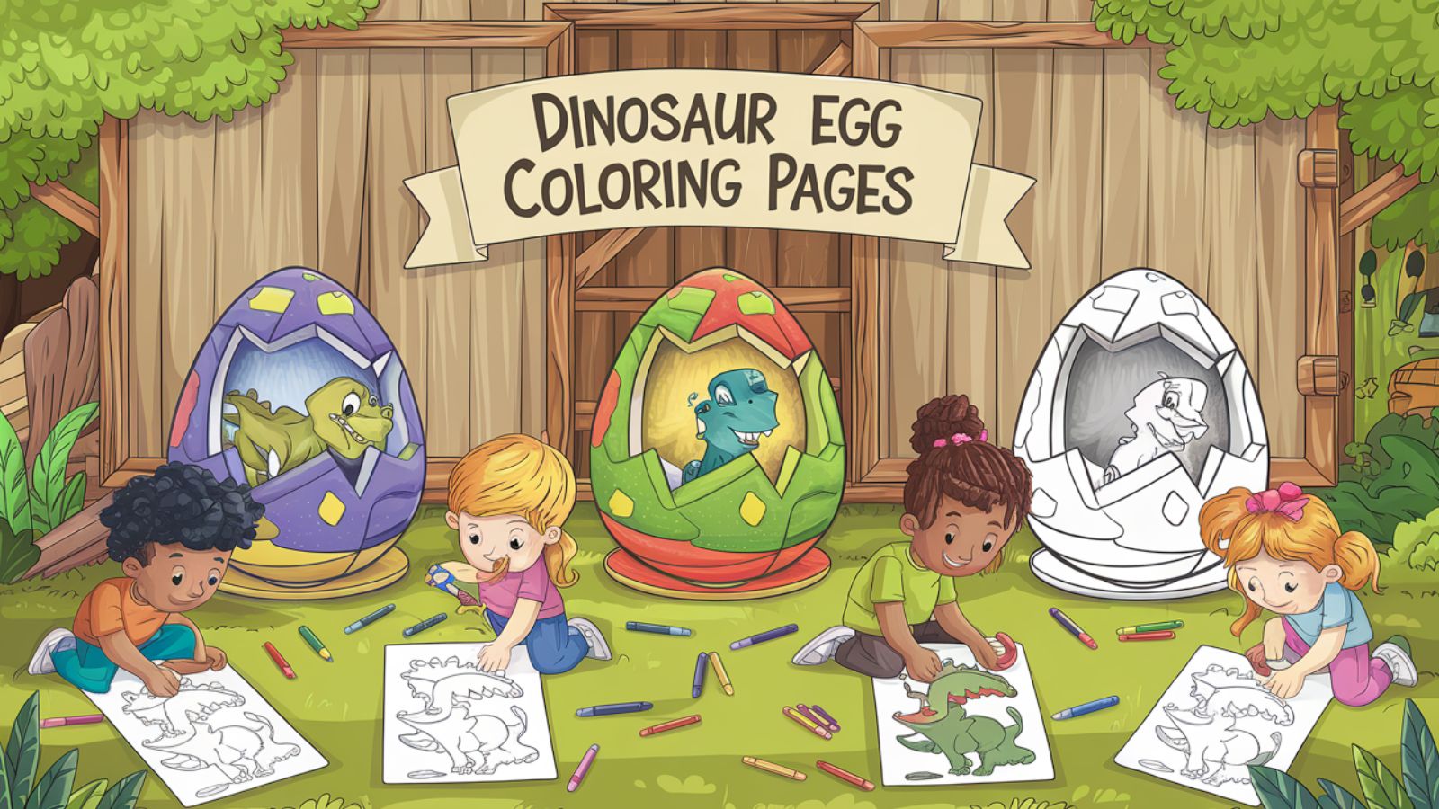 Dinosaur Egg Coloring Pages – Eggs-traa Fun Printables For Kids 🥚