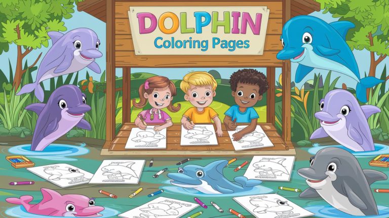 Dolphin Coloring Pages