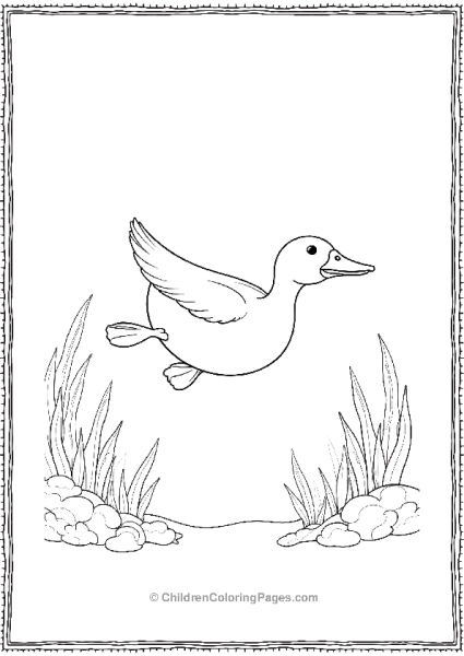 Duck Diving Underwater Free PDF Printable