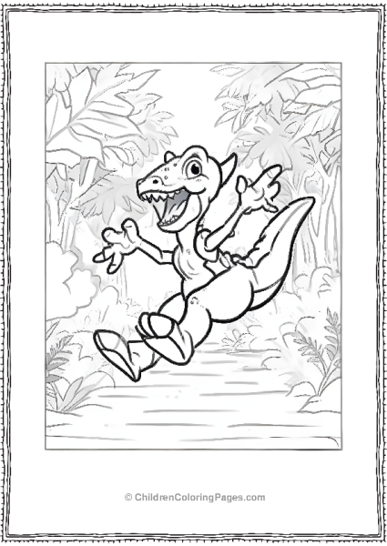 Ducky Jumping With Joy Free PDF Printable