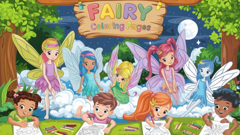 Fairy Coloring Pages