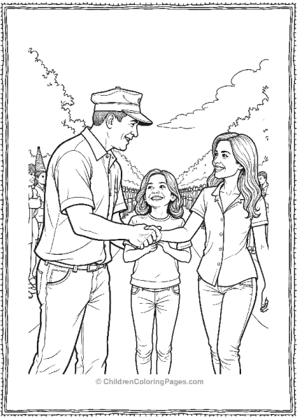 Family Greeting A Veteran Free PDF Printable