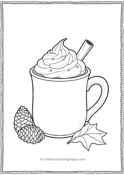 Festive-Frothy-Drink Free PDF Printable