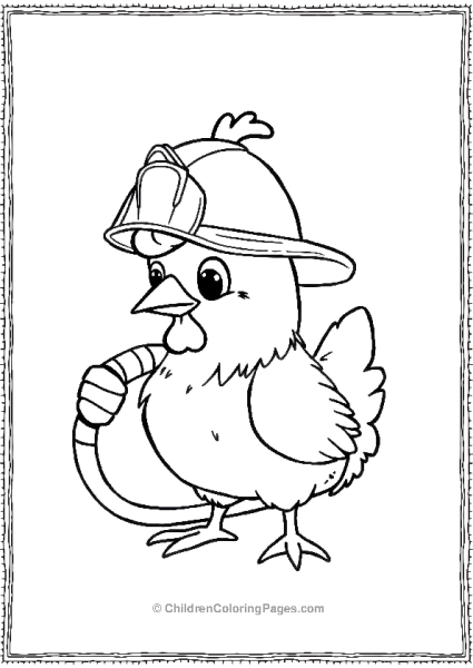 Firefighter Chicken Free PDF Printable