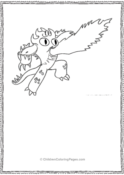 Fred Blowing Fire Free PDF Printable