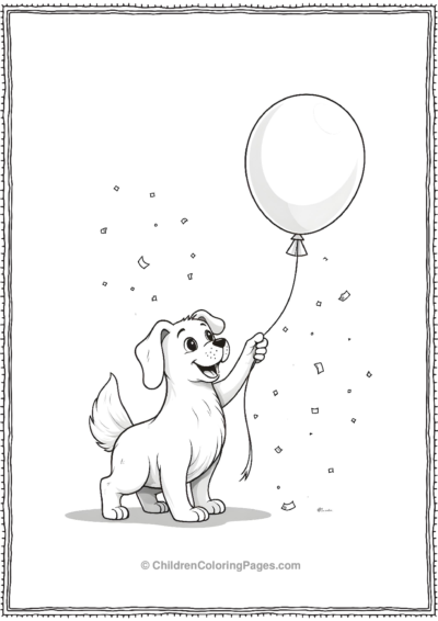 Giant-Cartoon-Dog-Balloon Free PDF Printable