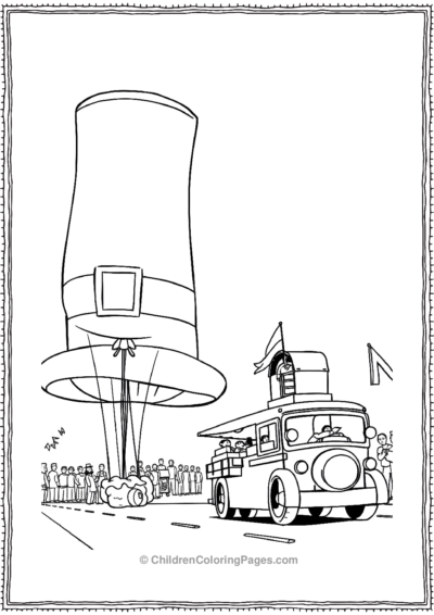 Giant-Pilgrim-Hat-Balloon Free PDF Printable