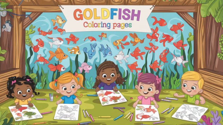 Goldfish Coloring Pages