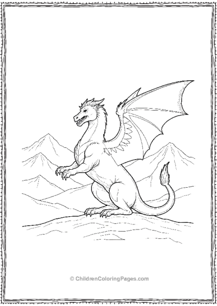 Griffin Streaching Its Wings Free PDF Printable