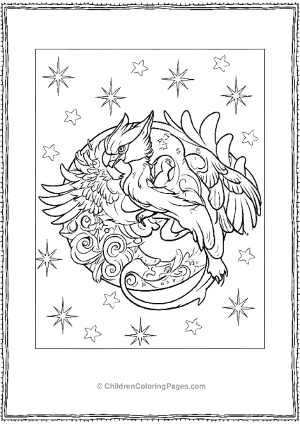 Griffin Symbol Free PDF Printable