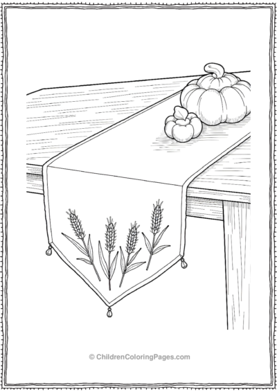 Harvest-inspired-Table-Runner Free PDF Printable