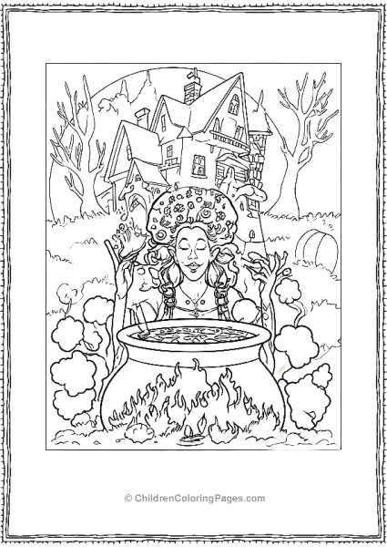 Haunted House Of The Sanderson Sisters Free PDF Printable