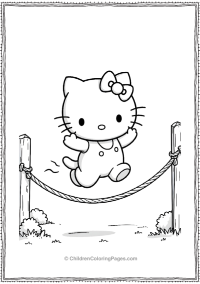 Hello-Kitty-A-White-Female-Cat Free PDF Printable