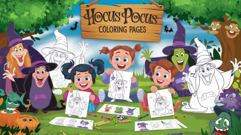 Hocus Pocus Coloring Pages