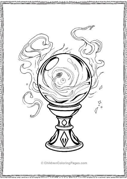 Hocus Pocus Crystal Ball Scaled Free PDF Printable