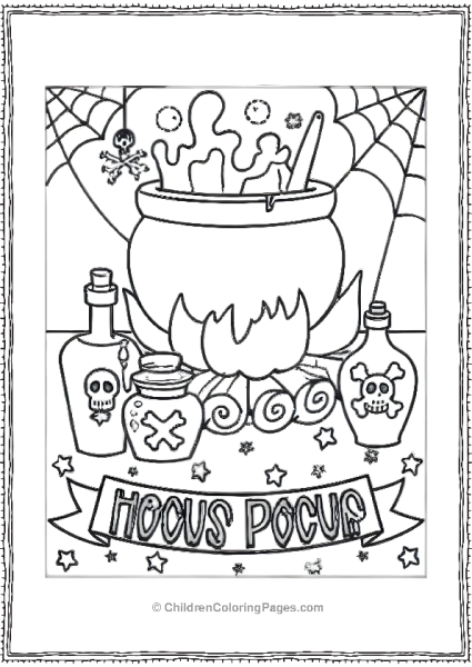 Hocus Pocus Magic Brewing Table Free PDF Printable