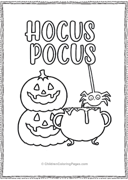 Hocus Pocus Pumpkins Free PDF Printable