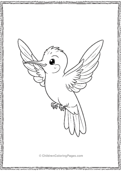 Hummingbird Performing A Dance Routine Free PDF Printable