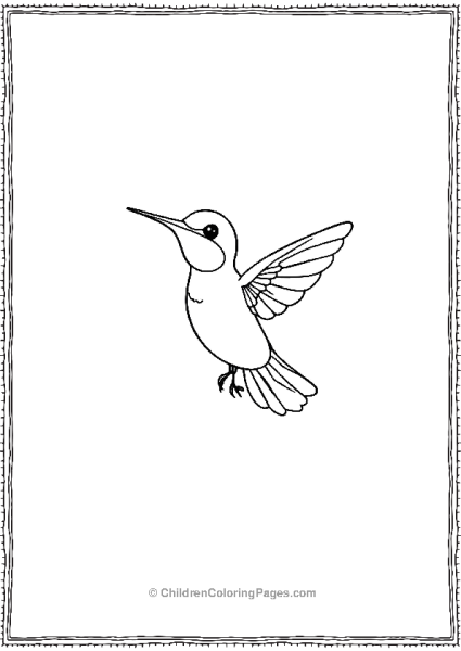 Hummingbird Perfroming Dance Free PDF Printable