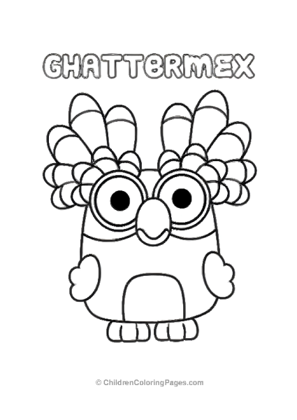 Jack’s Sister Dressed As An Owl For Halloween Free PDF Printable