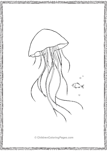 Jellyfish Midmovent With Rippling Waters Free PDF Printable