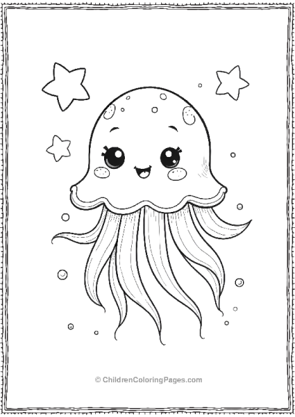 Jellyfish With Cape Free PDF Printable