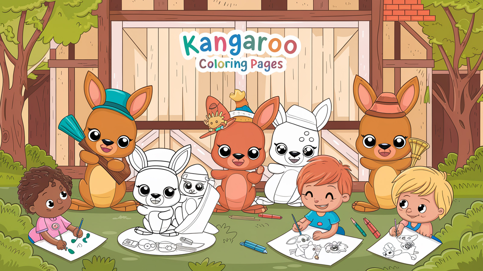 Kangaroo Coloring Pages: Download Free Printable PDFs For Kids Today 🦘