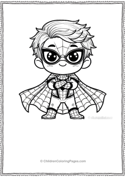 Kid-Spider-Man Free PDF Printable