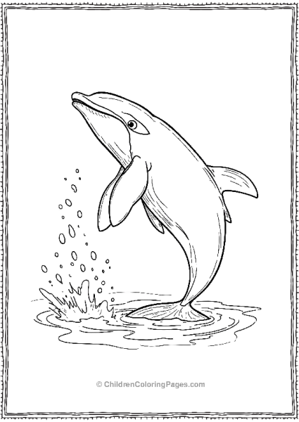 Killer Whale Performing Trick Free PDF Printable