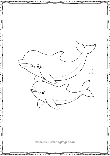 Killer Whale With Baby Free PDF Printable