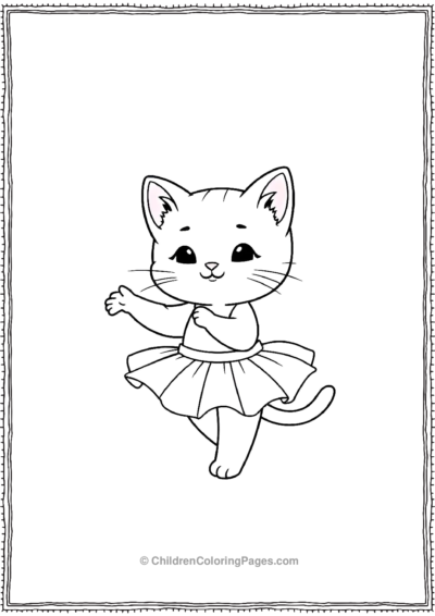 Kitten-As-A-Tutu Free PDF Printable