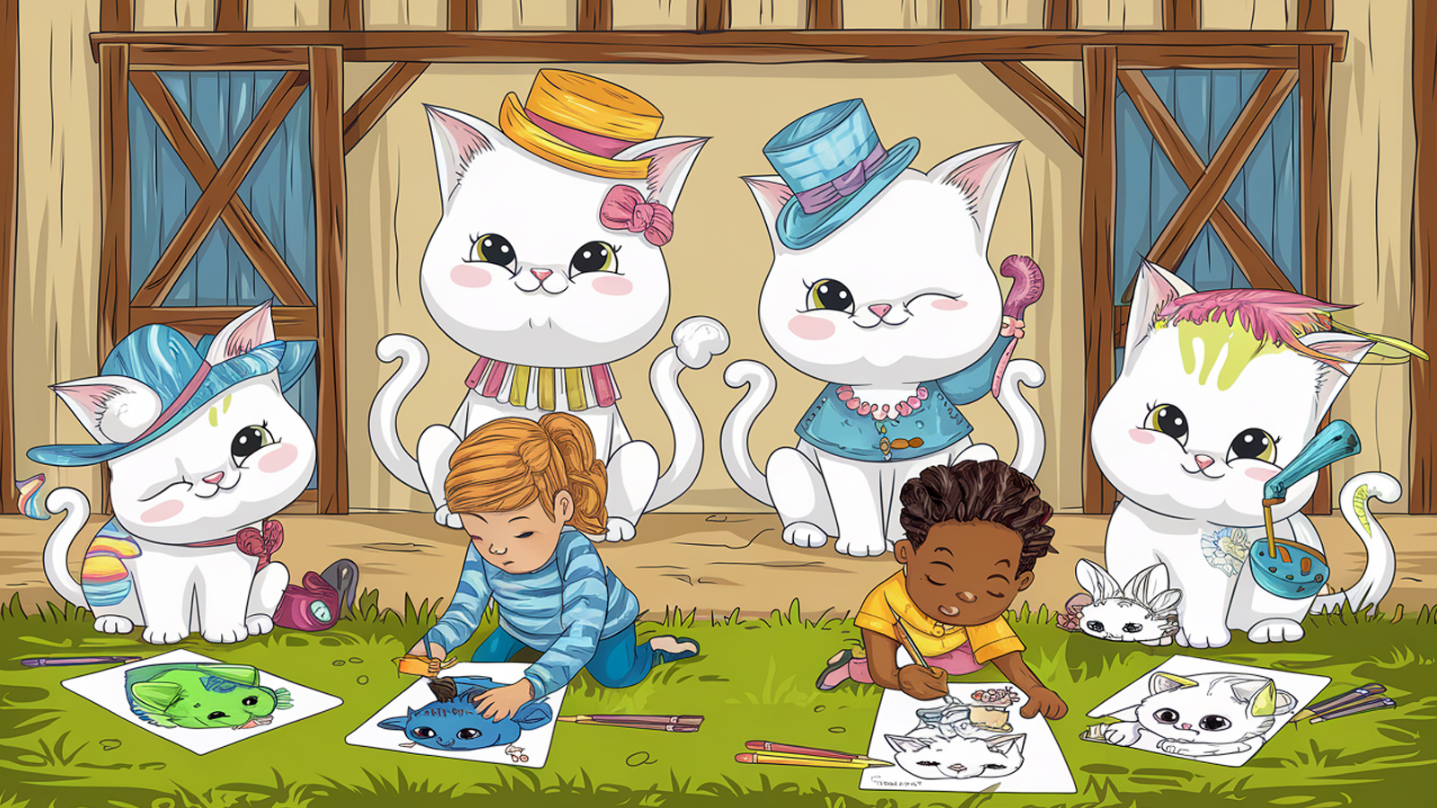 Kitten Coloring Pages 🐱 Cute Printable PDFs For Kids and All Ages